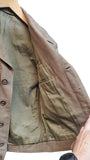 WWII Men's US Military Wool Field Jacket (Ike)- OD 38L