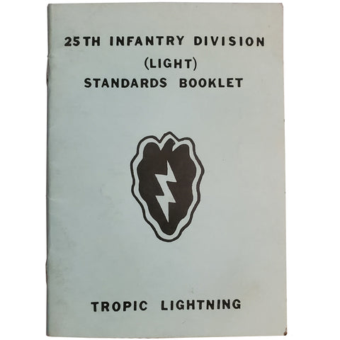 1987 25th Infantry Division (Light) Standards Booklet