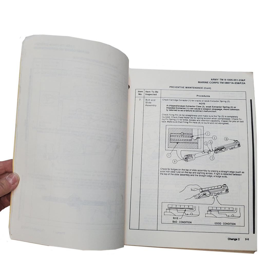 Army TM 9-1005-201-23&P Machine Gun, 5.5MM, M249... Paperback – Hahn's ...