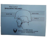 U.S. Army This is Your Ballistic Helmet Pamphlet