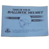 U.S. Army This is Your Ballistic Helmet Pamphlet