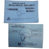 U.S. Army This is Your Ballistic Helmet Pamphlet