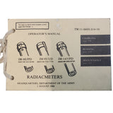 Operator's Manual Radiacmeters TM 11-6665-214-10 1986