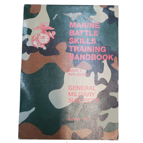 Marine Battle Skills Training Handbook - 1993