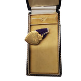 Vintage WWII Purple Heart Medal w/Original Case