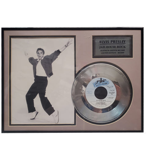 Elvis Presley Framed Jailhouse Rock Platinum Record LE 40/5000 - E.P.E. Products