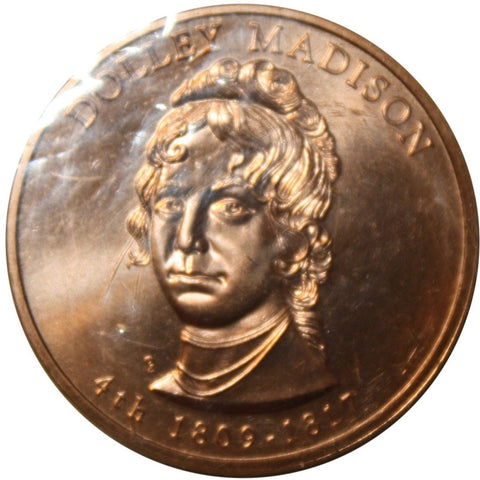 2007 Dolly Madison Liberty Medal- 4th Spouse Coin- Bronze
