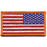 Patch - US Flag -  Hook & Loop 3 3/8" x 1 7/8"