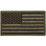 Patch - US Flag -  Hook & Loop 3 3/8" x 1 7/8"