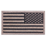 Patch - US Flag -  Hook & Loop 3 3/8" x 1 7/8"