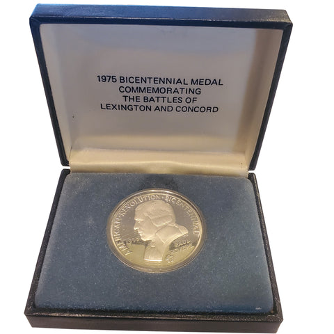 1975 Bicentennial Medal Commemorating Battles of Lexigton & Concord