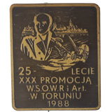 25 - Lecie XXX Promocja W.S.O.W.Ri Art. W Toruniu 1988 Pin