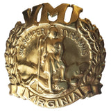 Virginia Military Institute VMI Sic Semper Tyrannis Hat Badge