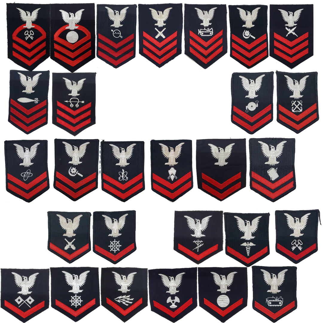 Navy Rank Insignia Patches Navy Petty Officer First Class PO1 Rank