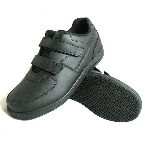 Genuine Grip Men's Velcro Black Shoe (GG-2030) - Hahn's World of Surplus & Survival