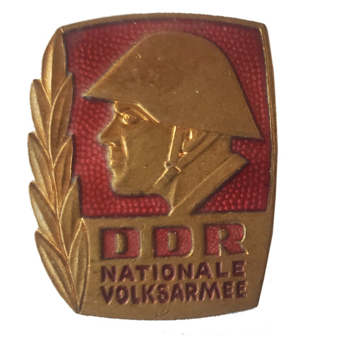 East German NVA Reservist Medal – Original GDR Military Bronze Badge