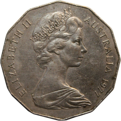 Elizabeth II Australia 50 Cent Silver Coin