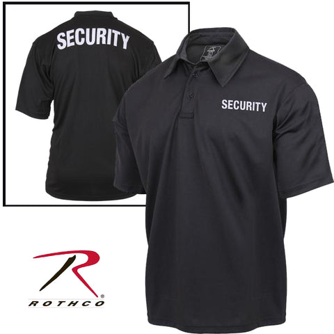 Shirt - Moisture Wicking Security Polo Short Sleeve