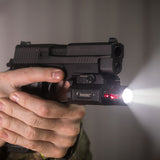 iPROTEC Rail Mount Firearm Light with Red Laser RM230LSR