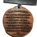 SALE 1910 Indiana State Fair Gen. John Coburn Civil War Veterans Medal