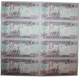 Iraq 10 Dinar /Saddam Hussein, Emergency Bank Note UNC (8)