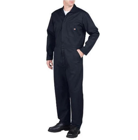 Dickies Coveralls - Basic Blended Long Sleeve Twill - Navy