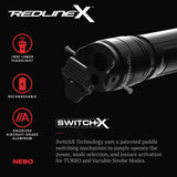 Nebo REDLINE X Regcharable  Flashlight - 1800 Lumen (Turbo)  NEB-FLT-0008