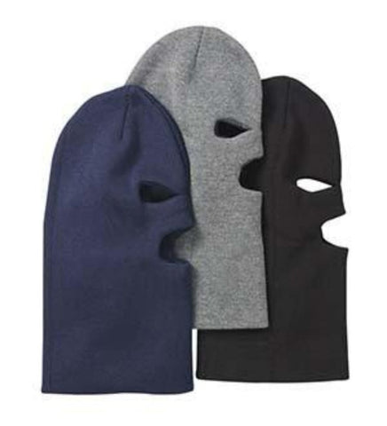 Broner Knit Hat (Balaclava) - 3-Hole Mask - Fine Gauge Acrylic