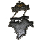 SALE Vintage 1979 German Schlüsselfeld Hiking Medal Pin