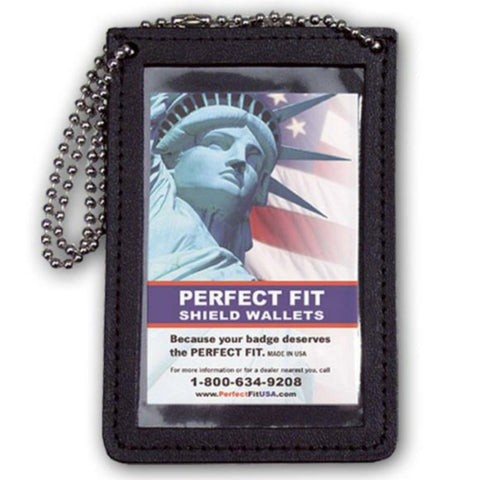 Perfect Fit Double ID Holder for Neck with Chain (PF-708) - Hahn's World of Surplus & Survival