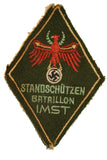 Patch - Vintage WWII German STANDSCHÜTZEN Batallion IMST Sleeve Shield