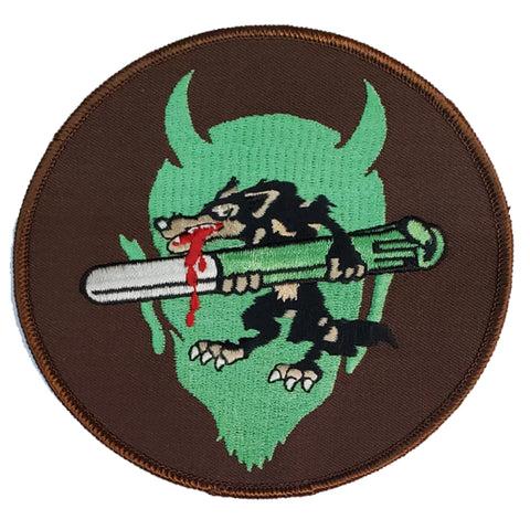 Patch -  VF-84 Aviation Bombing Squadron Eighty Four - Devil Wolf Bomb
