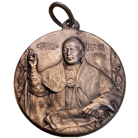 Christian PIUS P. P. XI ANNO JVBILAEI ROMAE MCMXXV Pendant