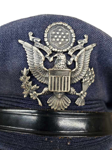 Vintage USAF Air Force Officers Dress Blue Hat Hahn's World of Surplus & Survival Vintage USAF Air Force Officers Dress Blue Hat Hahn's World of Surplus & Survival