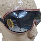 Vintage Motorcycle Roadster Goggles - Aviation Sun Shield Side Vent