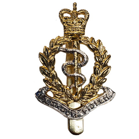 Vintage British Royal Army Medical Corps Cap Badge