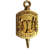 Vintage Connecticut State Motto Pin