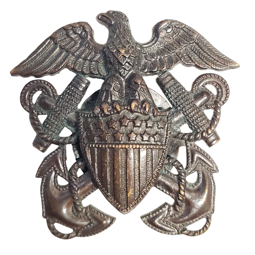 Vintage WWII US Navy Officer Cap Device – Hahn's World of Surplus ...