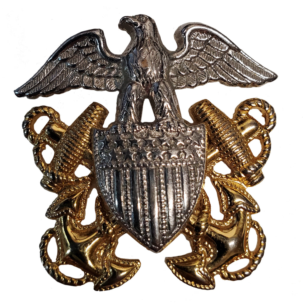 Vintage US Navy Officer Dress Cap Device – Hahn's World of Surplus ...