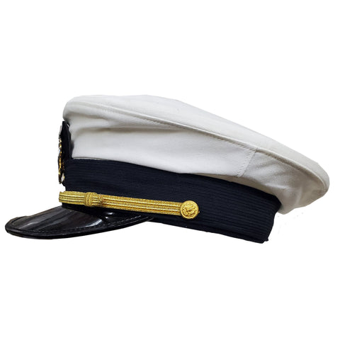 US Navy Dress Cap - White US Navy Dress Cap - White