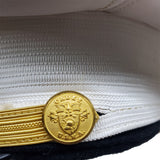 Vintage West Point Cadet Dress Cap -White