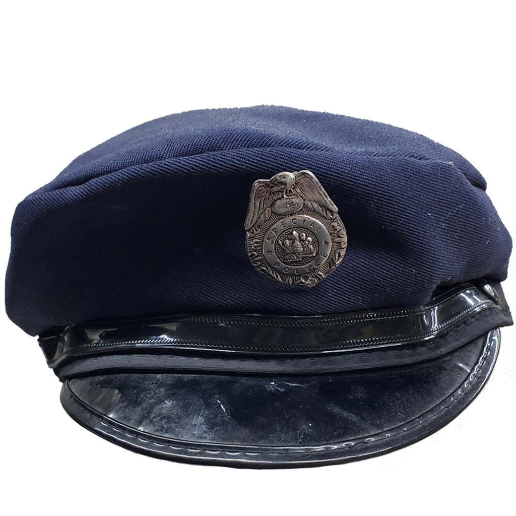 Police Cover Vintage Novelty Special Police Visor Cap w/Insignia – Hahn's World of ...
