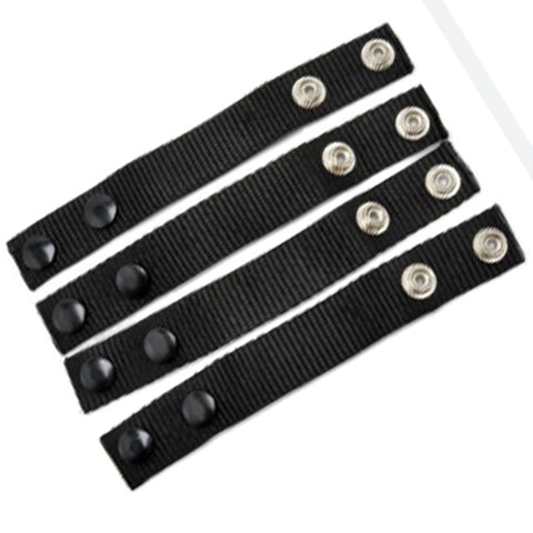Belt Keepers - Perfect Fit Nylon Belt w/Snap (4-Pack)