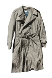 SALE USED Double Breasted Military Trench Raincoat w/liner - Sage 38L (966HWS-GBIMT)