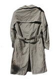 SALE USED Double Breasted Military Trench Raincoat w/liner - Sage 38L (966HWS-GBIMT)
