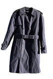 SALE USED Double Breasted Military Trench Raincoat w/liner - Navy (969HWS-MTR)