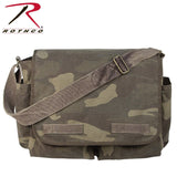 Rothco Vintage Washed Canvas Messenger Bag - Khaki & Woodland (R-9848/9748) - Hahn's World of Surplus & Survival - 2