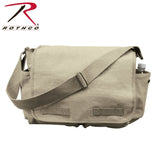 Rothco Vintage Washed Canvas Messenger Bag - Khaki & Woodland (R-9848/9748) - Hahn's World of Surplus & Survival - 1