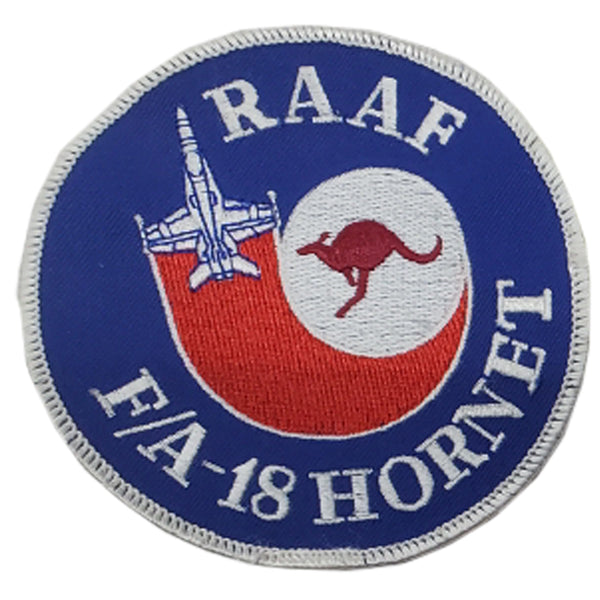 RAAF Royal Australian Air Force F/A-18 Hornet Sew On Patch (7206