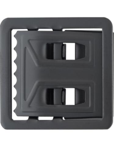 The Supply Room Black Metal Utility Buckle (Open Face) (TSR-BM-109) - Hahn's World of Surplus & Survival